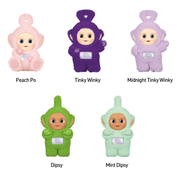 Popmart Teletubbies Vibrancy Series Vinyl Face Figurine Tinky Winky - Sealed - Picture 3 of 3